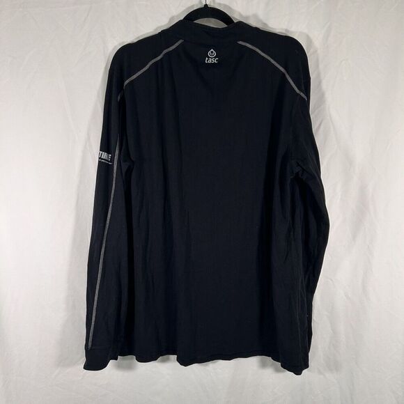 LifeTime TASC Jacket Men's XXL Black 1/4 Zip Fitness Long Sleeve Pullover - Picture 8 of 10